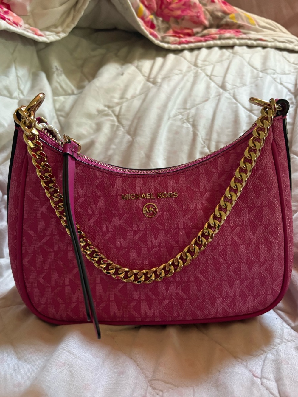 Michael Kors Jet Set Charm Small Logo Pochette